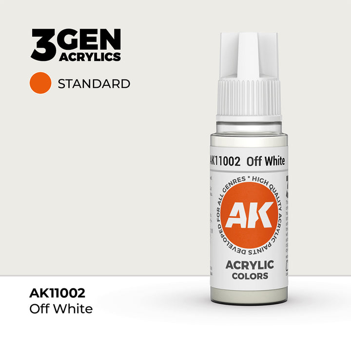 AK - Offwhite (18ml) - 3Gen Acrylics