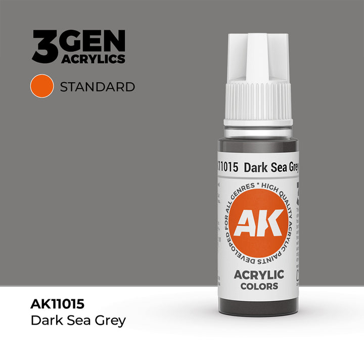 AK - Dark Sea Grey (18ml) - 3Gen Acrylics