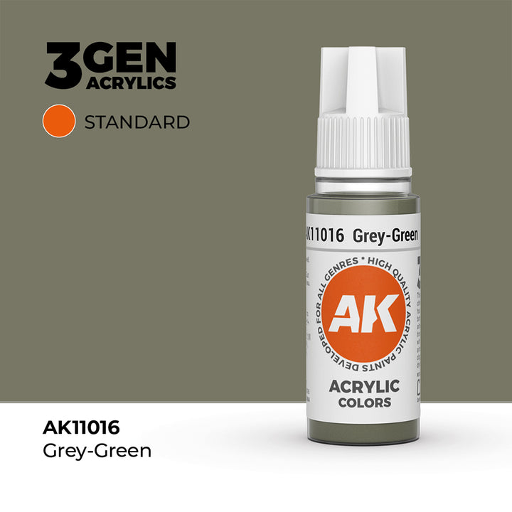 AK - Grey Green (18ml) - 3Gen Acrylics