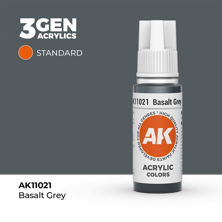 AK - Basalt Grey (18ml) - 3Gen Acrylics