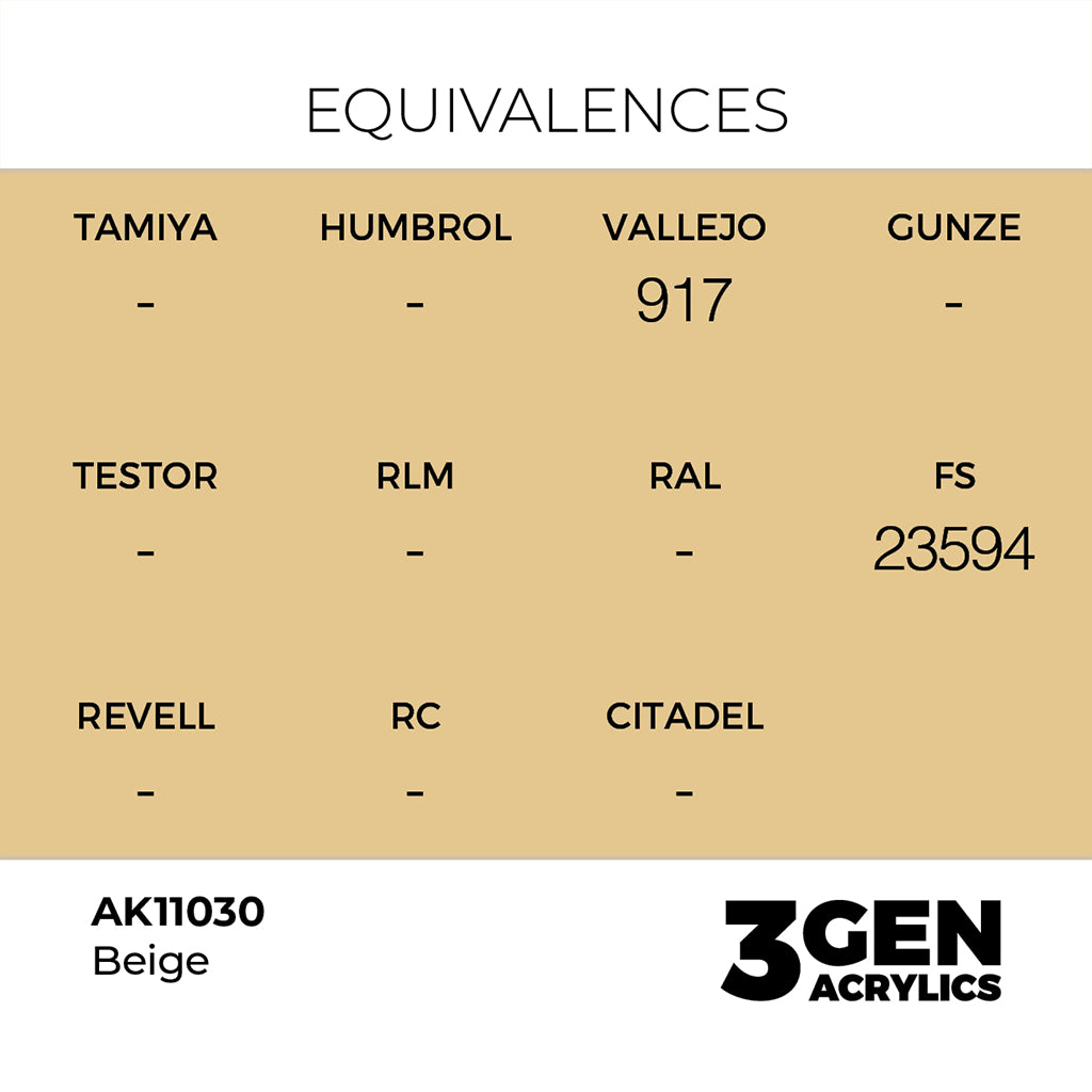 AK - Beige (18ml) - 3Gen Acrylics