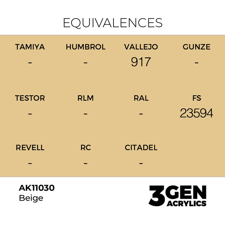 AK - Beige (18ml) - 3Gen Acrylics
