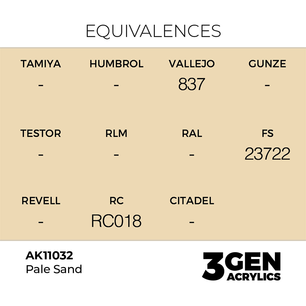 AK - Pale Sand (18ml) - 3Gen Acrylics