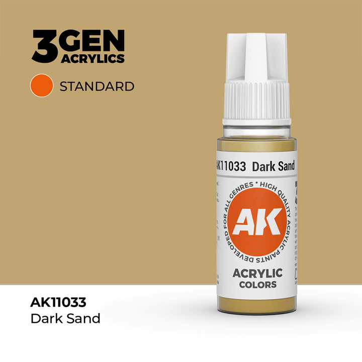 AK - Dark Sand (18ml) - 3Gen Acrylics