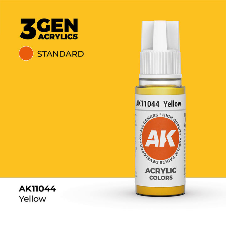 AK - Yellow (18ml) - 3Gen Acrylics
