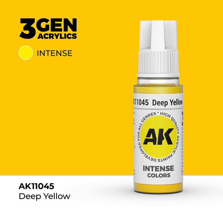 AK - Deep Yellow (18ml) - 3Gen Acrylics