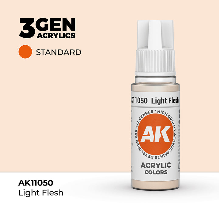 AK - Light Flesh (18ml) - 3Gen Acrylics
