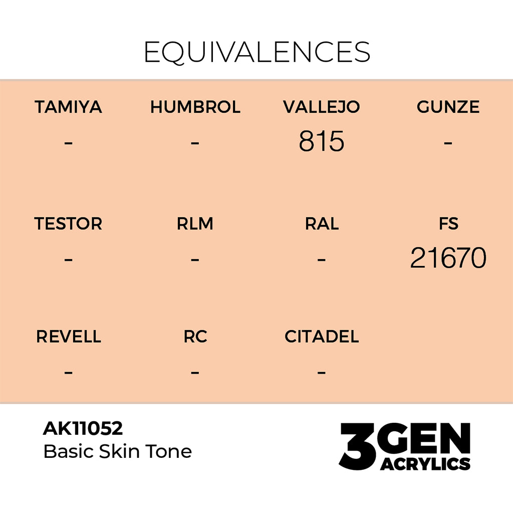 AK - Basic Skin Tone (18ml) - 3Gen Acrylics