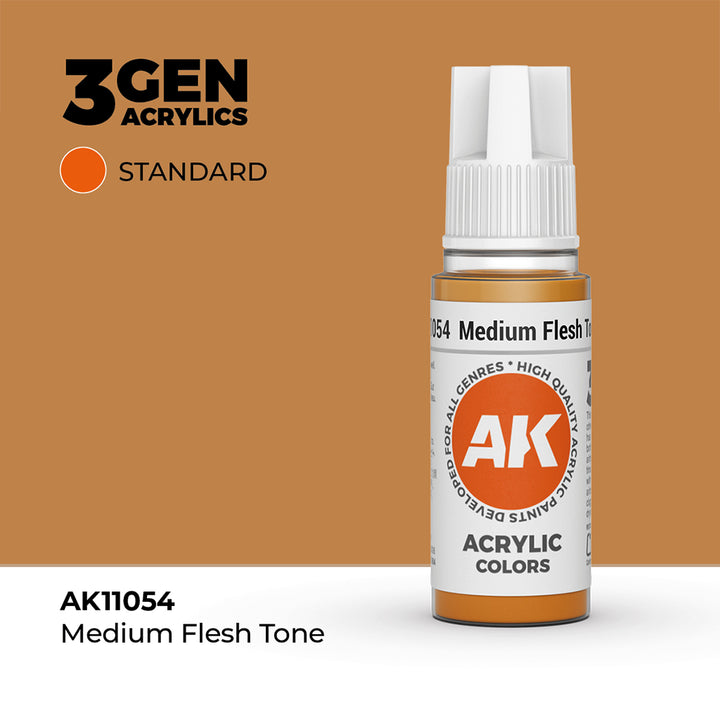 AK - Medium Flesh Tone (18ml) - 3Gen Acrylics