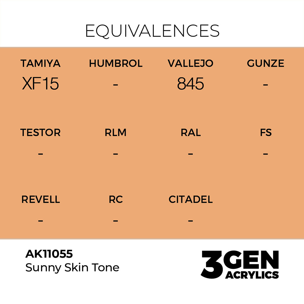 AK - Sunny Skin Tone (18ml) - 3Gen Acrylics