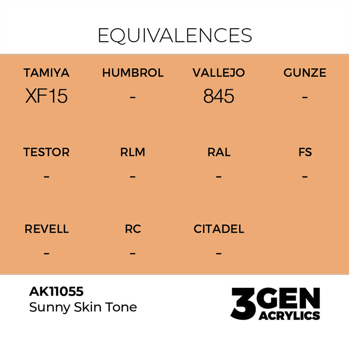 AK - Sunny Skin Tone (18ml) - 3Gen Acrylics