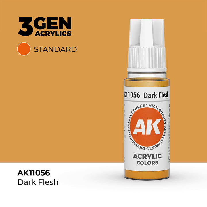 AK - Dark Flesh (18ml) - 3Gen Acrylics