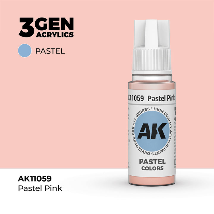 AK - Pastel Pink (18ml) - 3Gen Acrylics