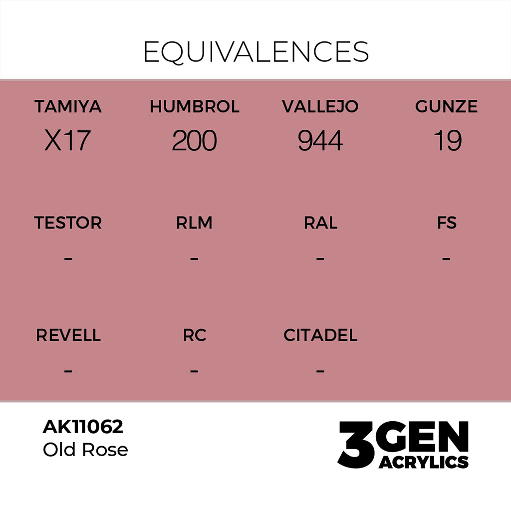 AK - Old Rose (18ml) - 3Gen Acrylics