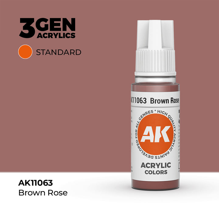 AK - Brown Rose (18ml) - 3Gen Acrylics