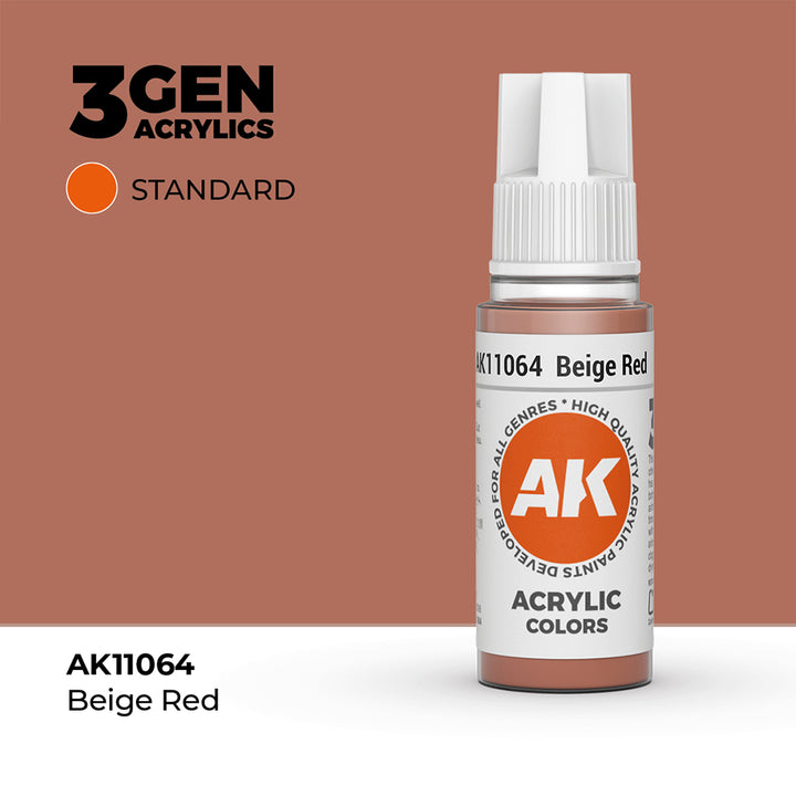 AK - Beige Red (18ml) - 3Gen Acrylics