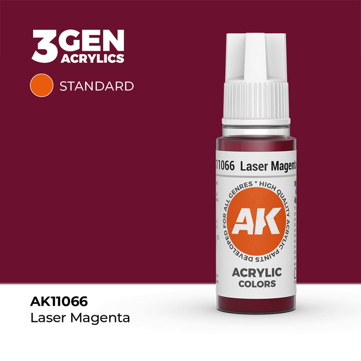 AK - Laser Magenta (18ml) - 3Gen Acrylics