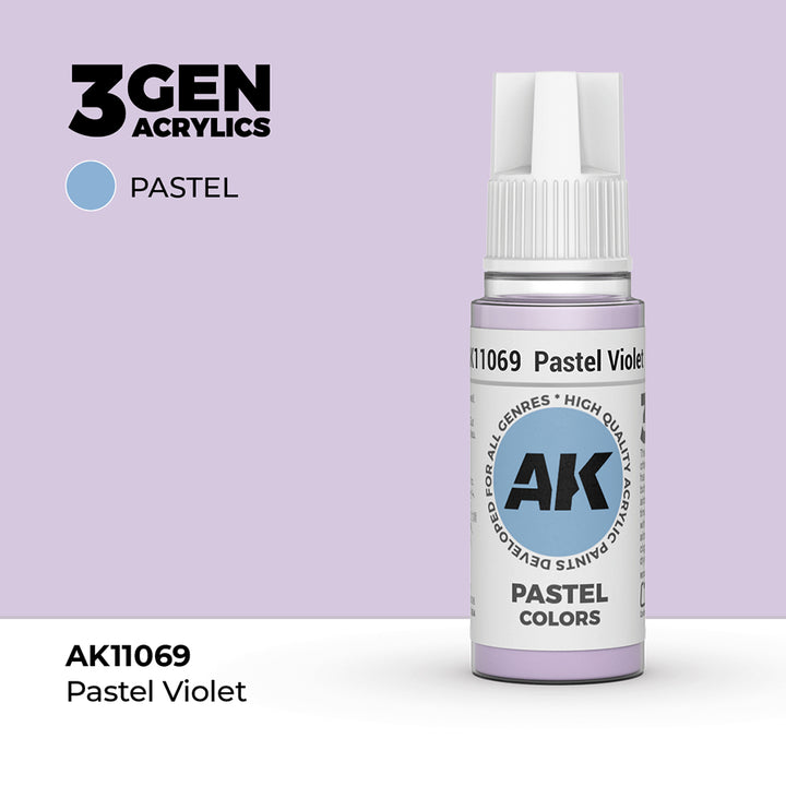 AK - Pastel Violet (18ml) - 3Gen Acrylics