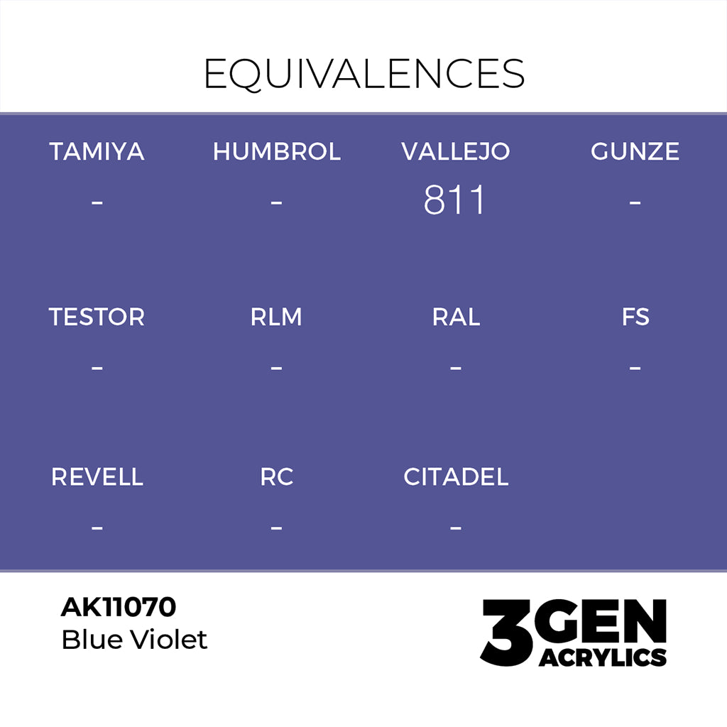 AK - Blue Violet (18ml) - 3Gen Acrylics
