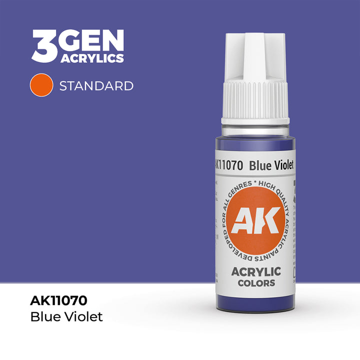 AK - Blue Violet (18ml) - 3Gen Acrylics