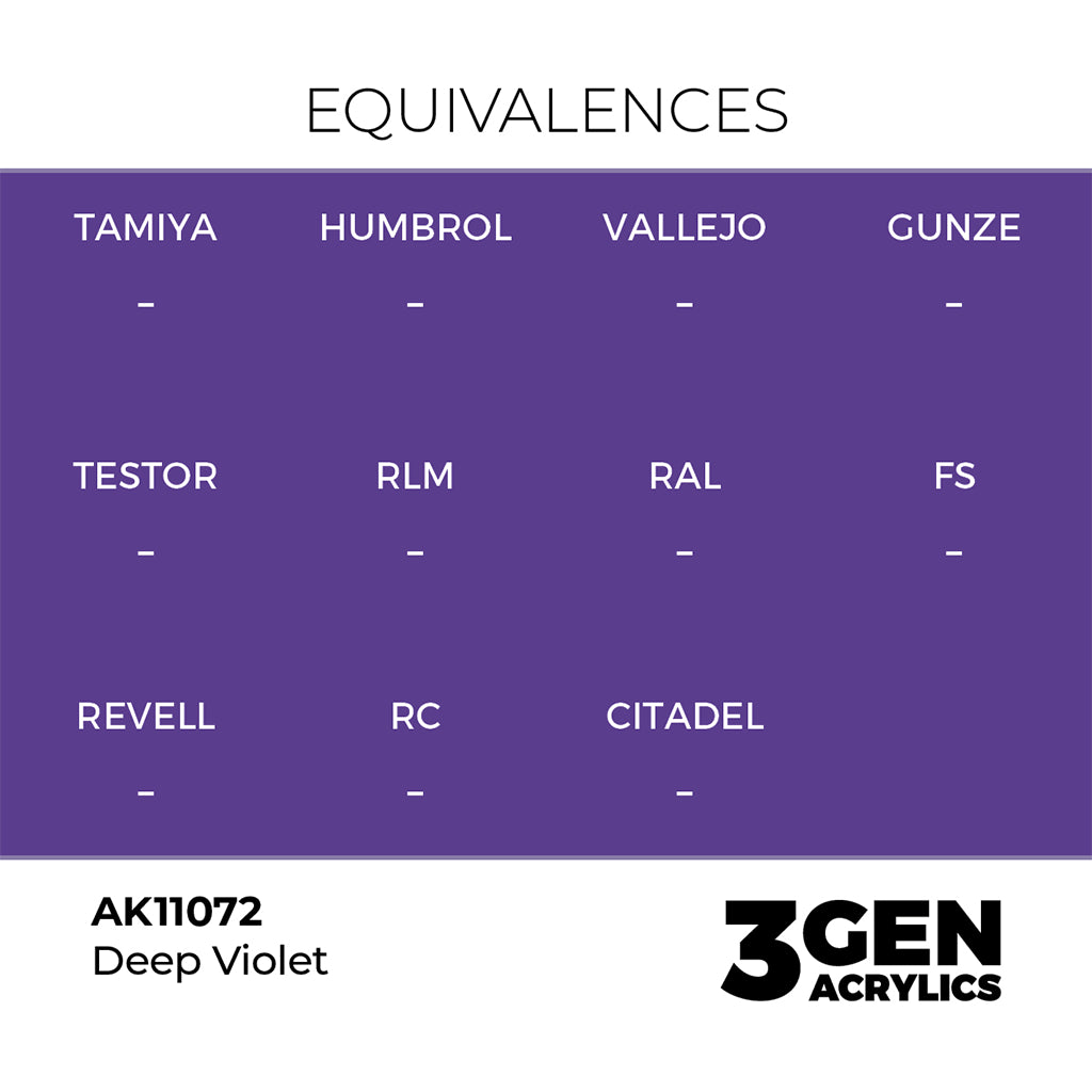 AK - Deep Violet (18ml) - 3Gen Acrylics