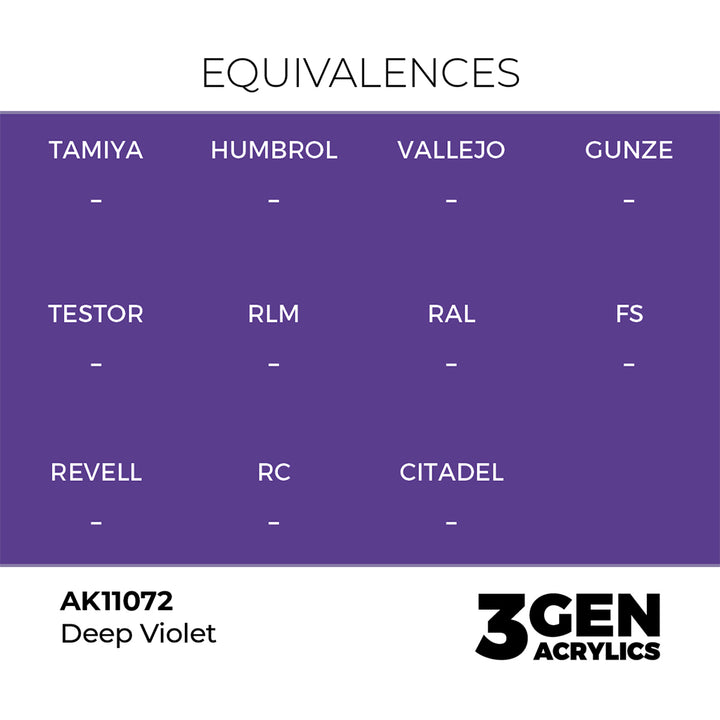 AK - Deep Violet (18ml) - 3Gen Acrylics