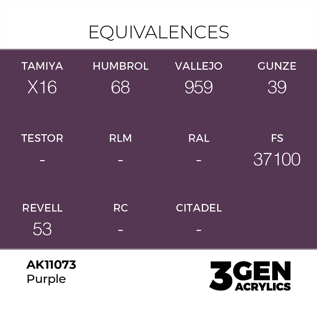 AK - Purple (18ml) - 3Gen Acrylics