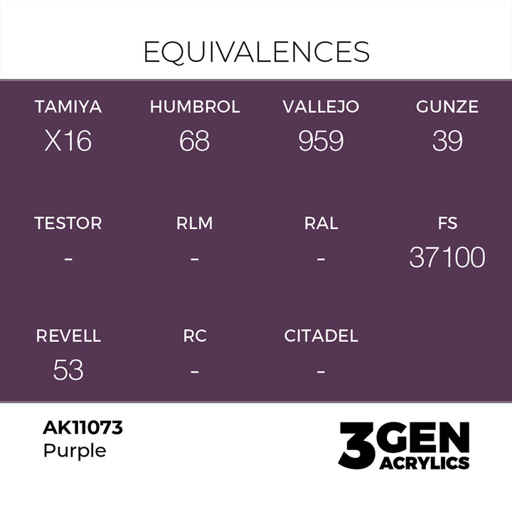 AK - Purple (18ml) - 3Gen Acrylics