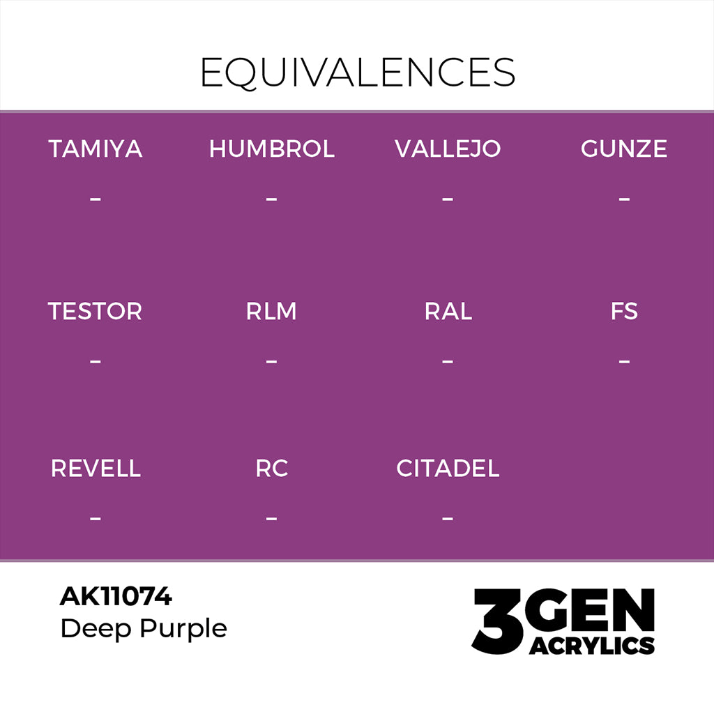 AK - Deep Purple (18ml) - 3Gen Acrylics