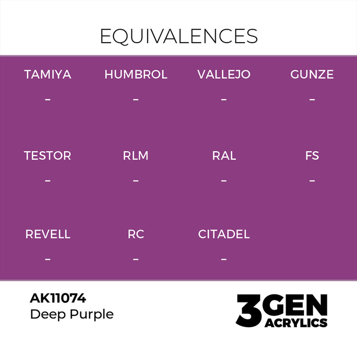 AK - Deep Purple (18ml) - 3Gen Acrylics