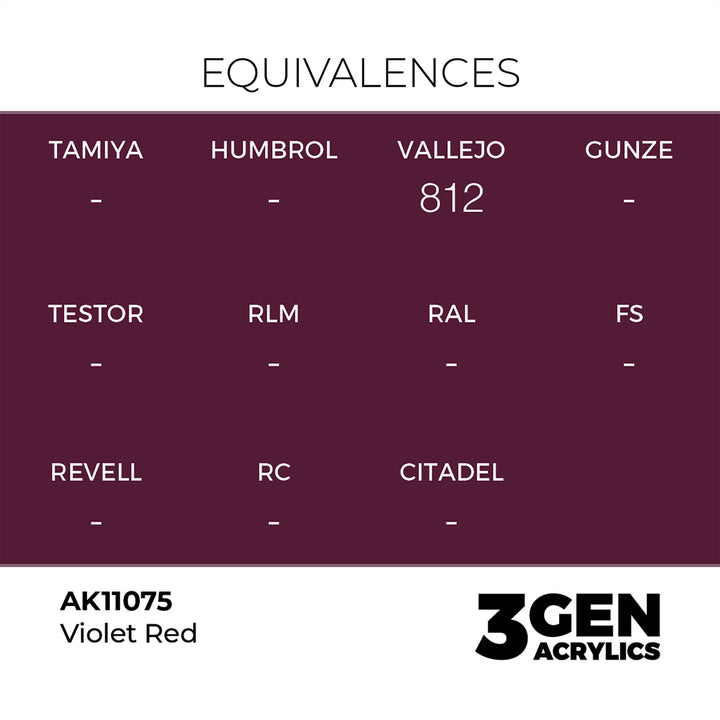 AK - Violet Red (18ml) - 3Gen Acrylics