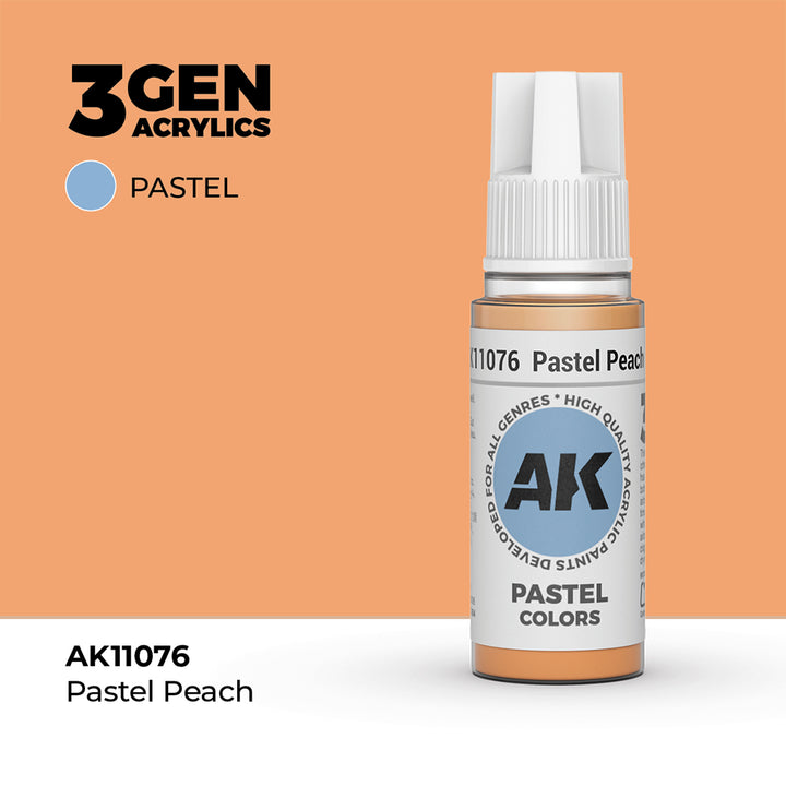 AK - Pastel Peach (18ml) - 3Gen Acrylics