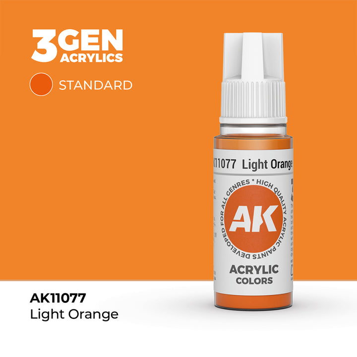 AK - Light Orange (18ml) - 3Gen Acrylics