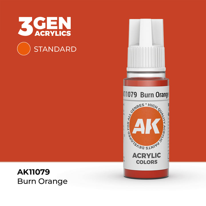 AK - Burn Orange (18ml) - 3Gen Acrylics