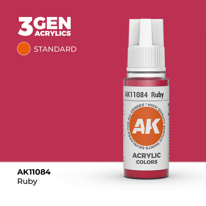 AK - Ruby (18ml) - 3Gen Acrylics