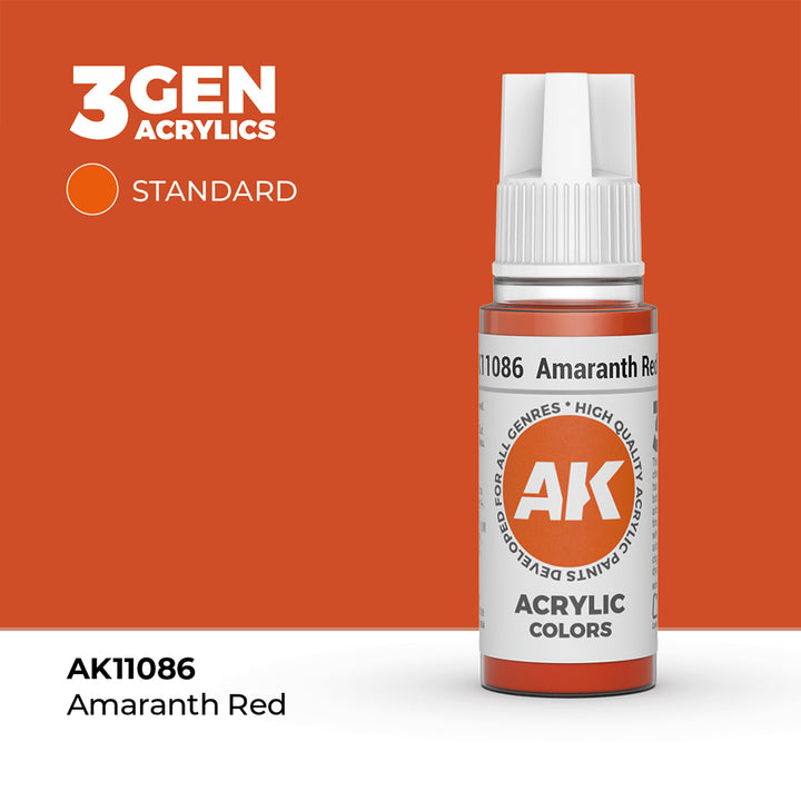 AK - Amaranth Red (18ml) - 3Gen Acrylics