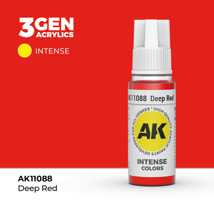 AK - Deep Red (18ml) - 3Gen Acrylics