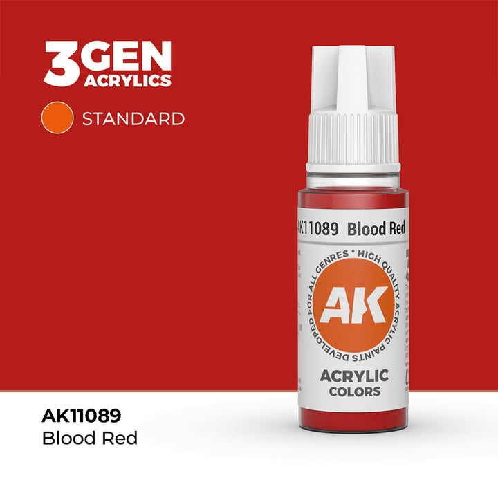 AK - Blood Red (18ml) - 3Gen Acrylics