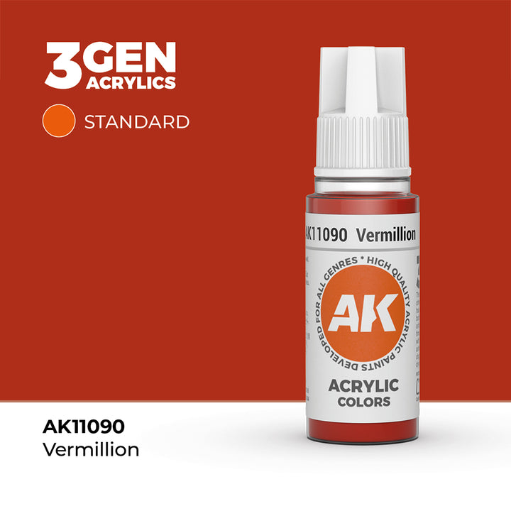 AK - Vermillion (18ml) - 3Gen Acrylics