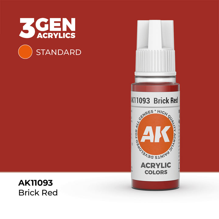 AK - Brick Red (18ml) - 3Gen Acrylics