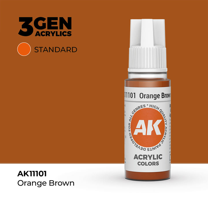 AK - Orange Brown (18ml) - 3Gen Acrylics