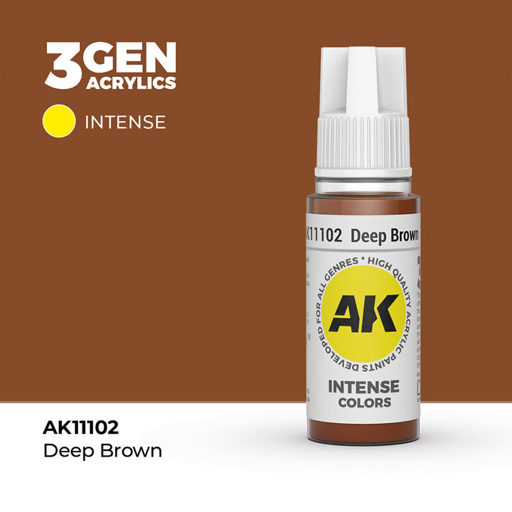 AK - Deep Brown (18ml) - 3Gen Acrylics
