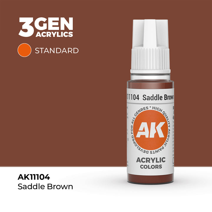 AK - Saddle Brown (18ml) - 3Gen Acrylics
