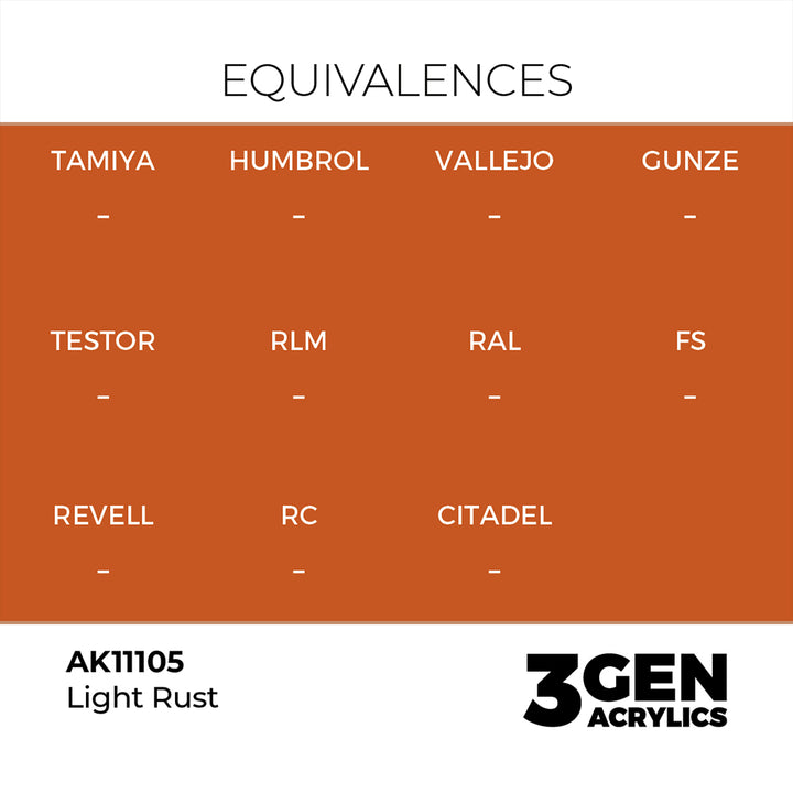 AK - Light Rust (18ml) - 3Gen Acrylics