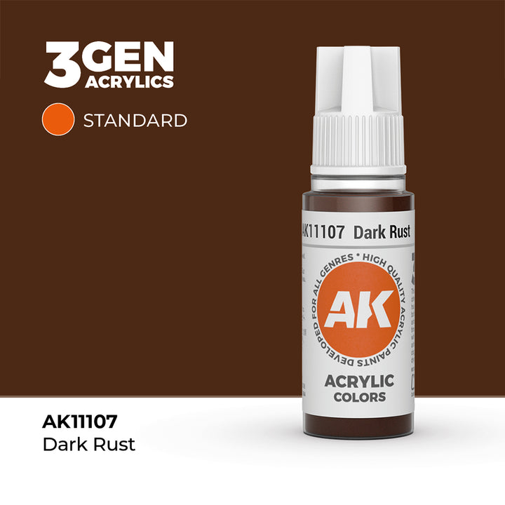 AK - Dark Rust (18ml) - 3Gen Acrylics