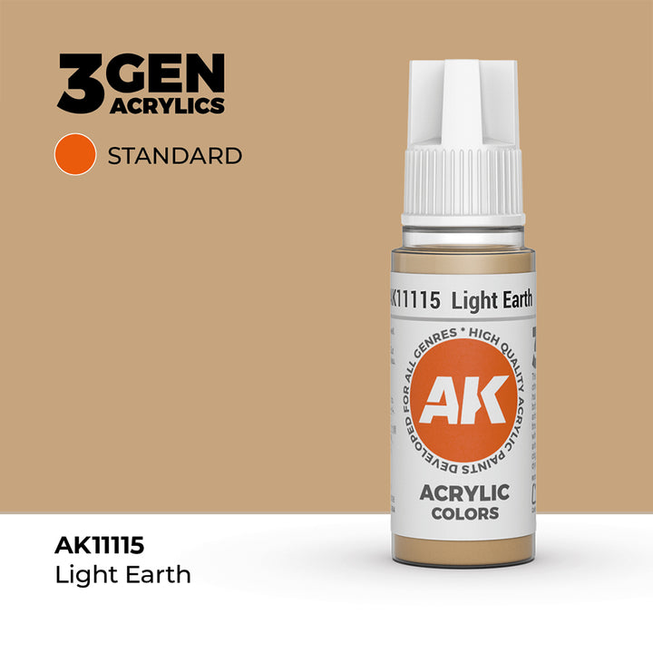 AK - Light Earth (18ml) - 3Gen Acrylics