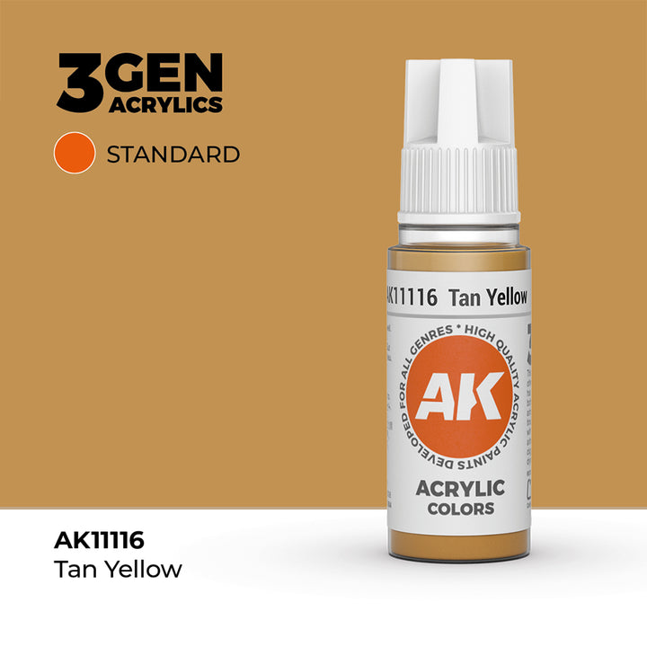 AK - Tan Yellow (18ml) - 3Gen Acrylics