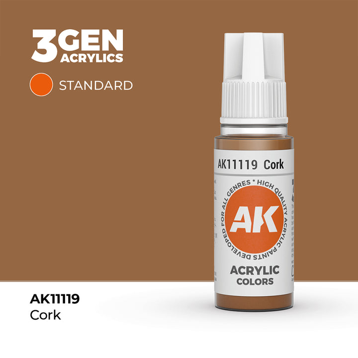 AK - Cork (18ml) - 3Gen Acrylics