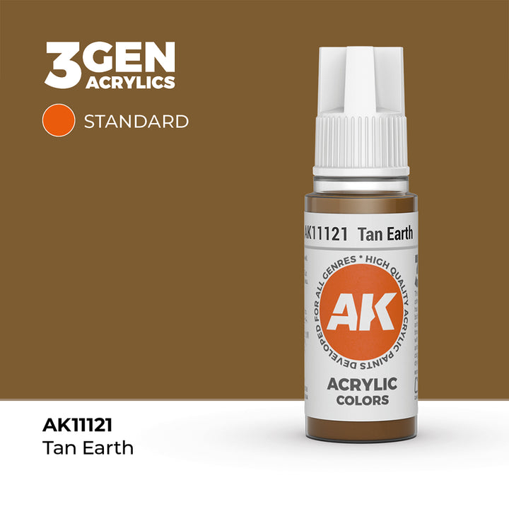 AK - Tan Earth (18ml) - 3Gen Acrylics