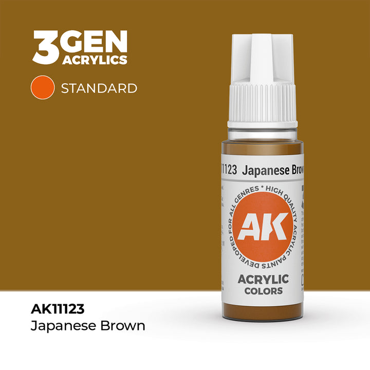 AK - Japanese Brown (18ml) - 3Gen Acrylics